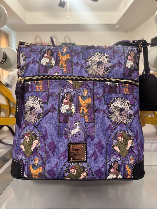 Dooney & Bourke Handbags - Disney Dooney & Bourke Purple Hunchback of Notre Dame Crossbody Bag